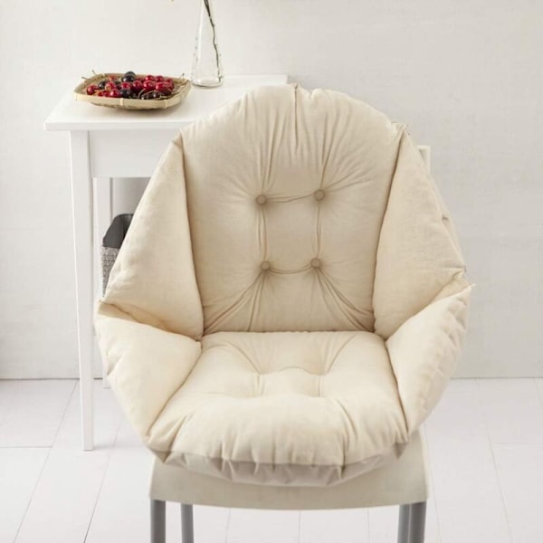 Stolehynde med baggrundsskal hovedkvarter Sved fløjl lænestol vandtæt elastisk stol 40x52 cm beige strå Have beige