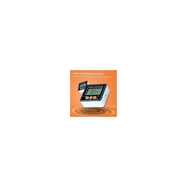 Digitalt inklinometer, 0-360 °, magnetisk base