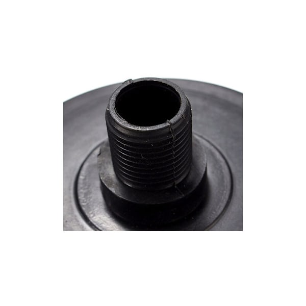 20mm Hiljainen suodatinpakoputkisuodatin, muovia kompressori-ilmaa varten, musta