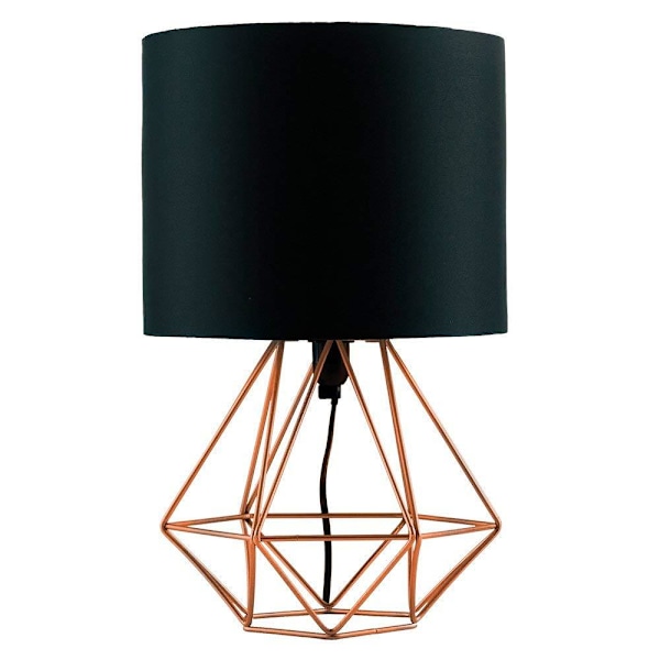 Bordlampe moderne polyhedral LED bordlampe stue soverom skrivebord nattbord lampe bryter linjelampe gulvlampe