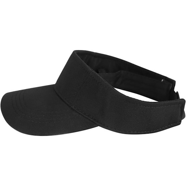 Svart-vit-58cm-solskärm keps golf solskärm bomull andningsbar justerbar hög vakuum keps snabb torr solhatt strand resa bred brätte anti UV UPF50