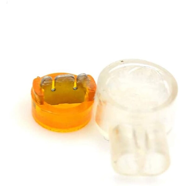 UY Kabelskarvkopplingar, Telefonkabelkopplingar, 2 Portar / 2 Ledare Kopplingsdon 100st (Orange)