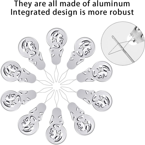 Hopealankasilmukkaneulalangat Alumiininen neulalanka