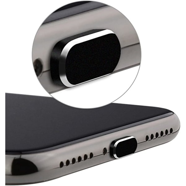 6 kpl USB C -pölypistoketta, Type-C pölysuoja yhteensopiva Samsung Galaxy S21/Ultra Redmi Note 10 Pro Huawei Mate 30 -portin suojus useimmille Type-C -puhelimille ja