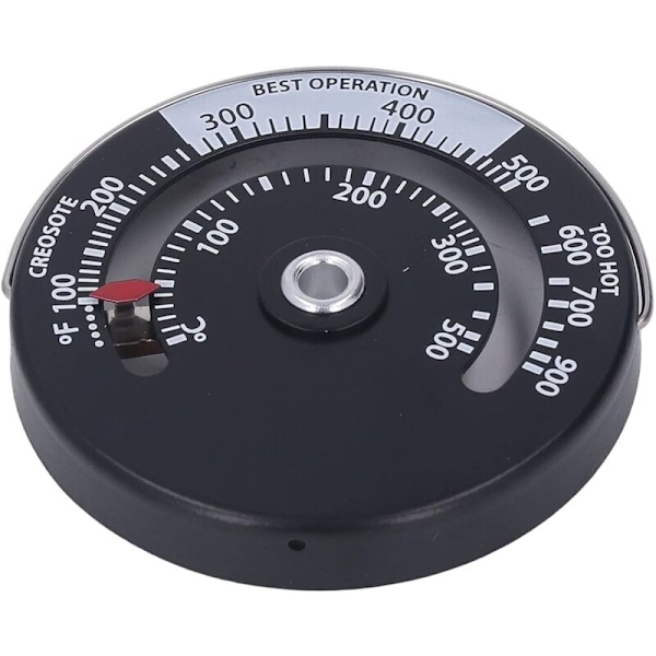 Magnetisk Spis Termometer 0-500℃ Urtavla Hög Precision Termometer Mätare Ugnstemperaturmätare för Öppen Spis Vedspisar