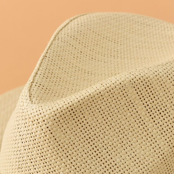 Khaki Panama Straw Hat Menn eller Kvinner Klassisk Straw Hat