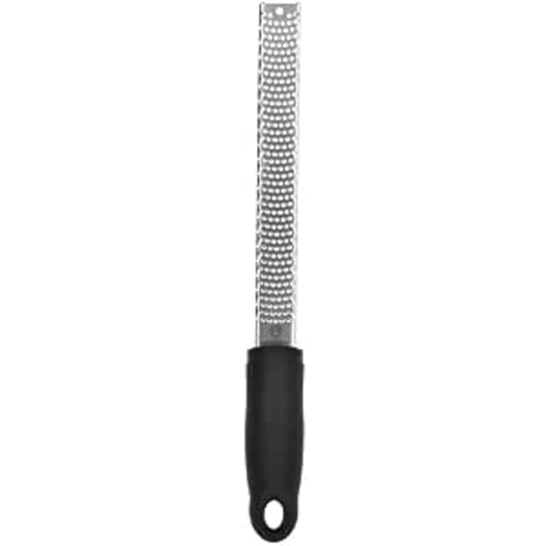 Manuel Citrus Zester  Ost Rivjern, Fint Rivjern til Parmesan, Citron, Kokosnød, Muskatnød, Chokolade og Mere, 32cm, Skarpe Rustfrie Stålblad