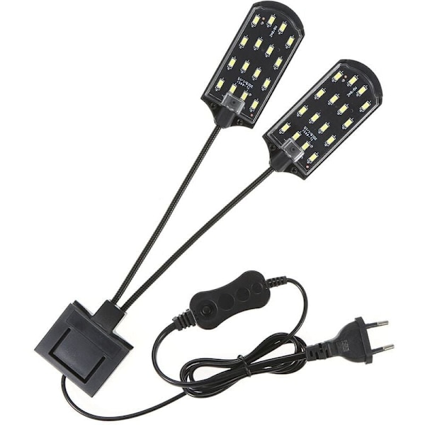 AC220V 10W 36 LED VALO KAKSOISPÄÄLLÄ, JOUSTAVA, Valkoinen