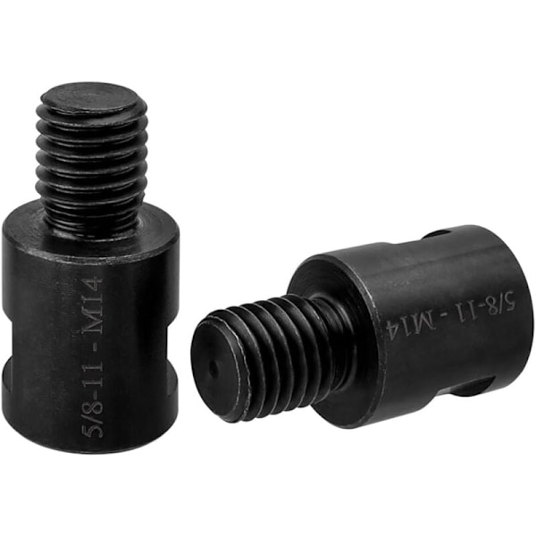 2 stk. 5/8\"-11 til M14 Vinkelsliber Adapter Konverter Sliber Adapter 5/8\"-11 Hungevind til M14 Hangevind til Vinkelsliber Poleringsmaskine Tilbehør
