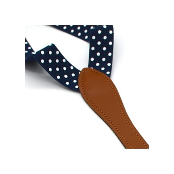 Seler og Butterfly Sæt - Elastisk Polkaprikket Print - Herretøjstilbehør - Til Bryllup, Formelle Begivenheder