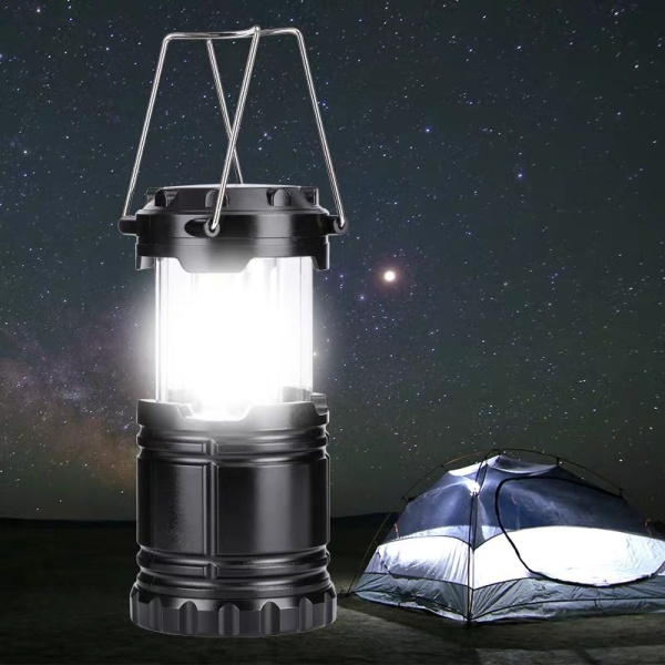 8,5*18cm - (Batterimodell (batteri ingår ej)) Vevar Handvev Camping Solcellslykta, Ultraljus Bärbar LED Ficklampa, Läsning, Vandring, Nöd