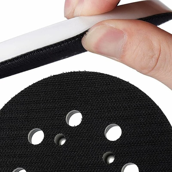 125 mm slibepude med burrelukning, kompatibel med Bosch PEX 300 AE 400 AE 4000 AE 125 mm, excentersliber fra Poweka - RWSlibepude og pude