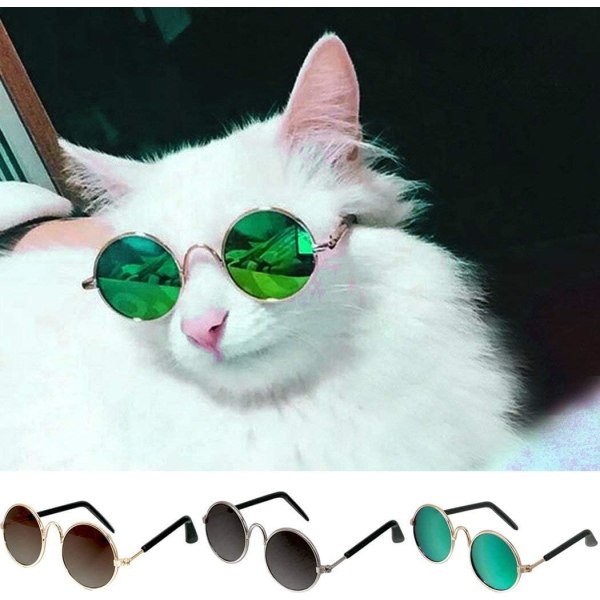 Hundesolbriller, UV-beskyttelsesbriller Solbriller for kattehunder