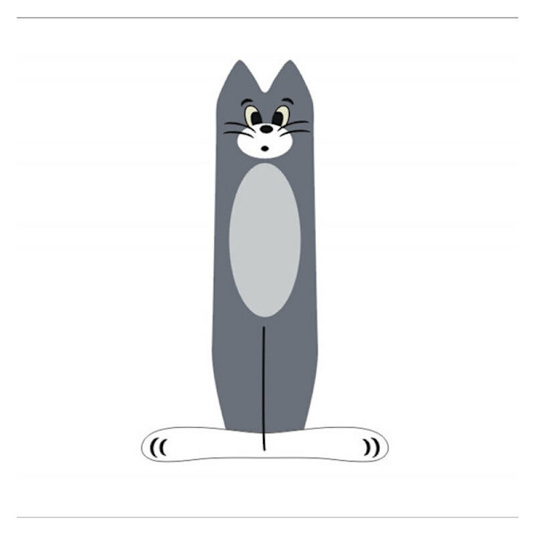 Tom Cat Matta Profilerad Matta Tjock Imitation Cashmere 6090cm