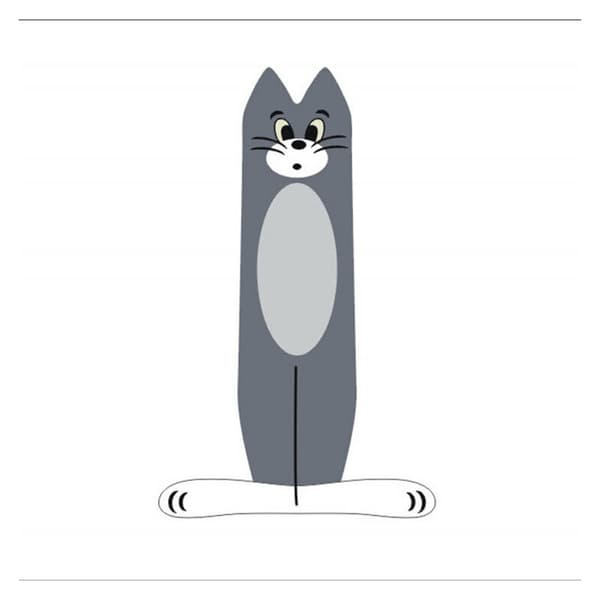 Tom Cat Tæppe Profileret Tæppe Tykt Imiteret Kasmir 6090cm