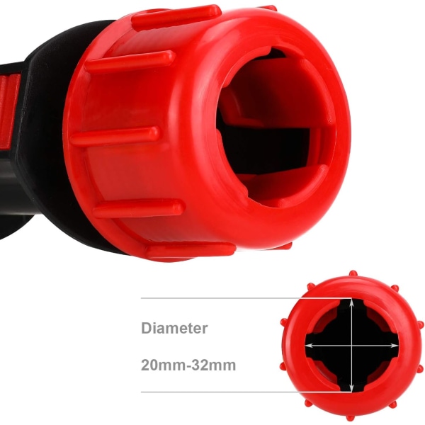 20-32 mm (1 kpl) Ankkurinvarjojalusta, Maahan Annettava Rantavarjojalusta Muoviset Varjojalat Hiekka- tai Maapohjalle, Laadukas Ruuvattava Maapistorasia