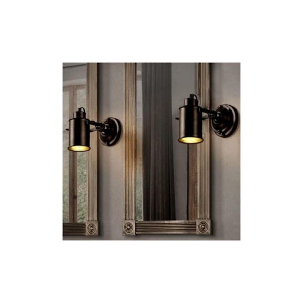 1 Retro Lys Lyshode Pakke Vegglampe E27 Retro Belysning for korridor og balkong belysningsdekorasjon