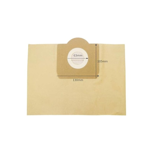 Pakke med 5 støvsugerposer Rights for Karcher WD3, WD 3 Premium, WD3200, WD3500P, A2204, A2534, SE4001, KAR69591300