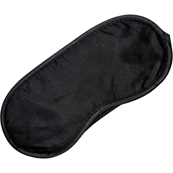 Blød og silkeagtig sovemaske - sort