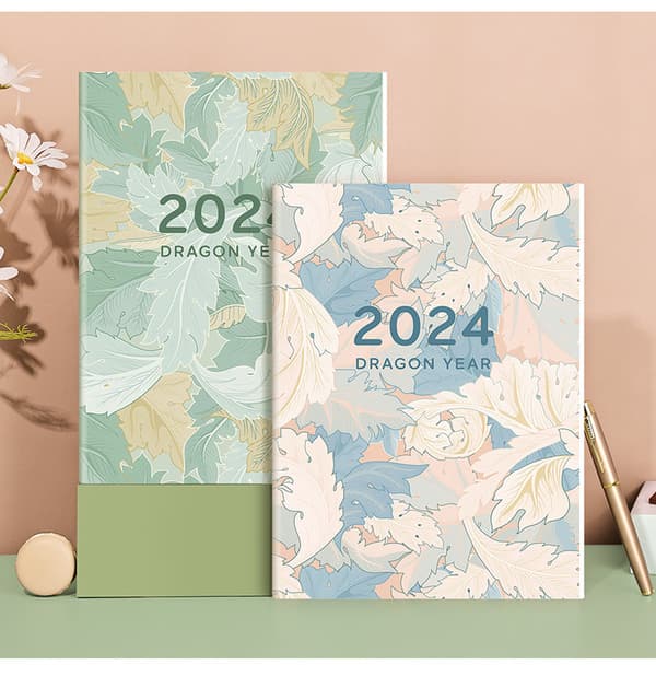 2024 Planlægger Spiral Kalender Planlægger A4 Notebook Agenda Notebook Månedlig Plan Notepad Tidsplanlægger 2024 Planlægningsdagbog Mødebog