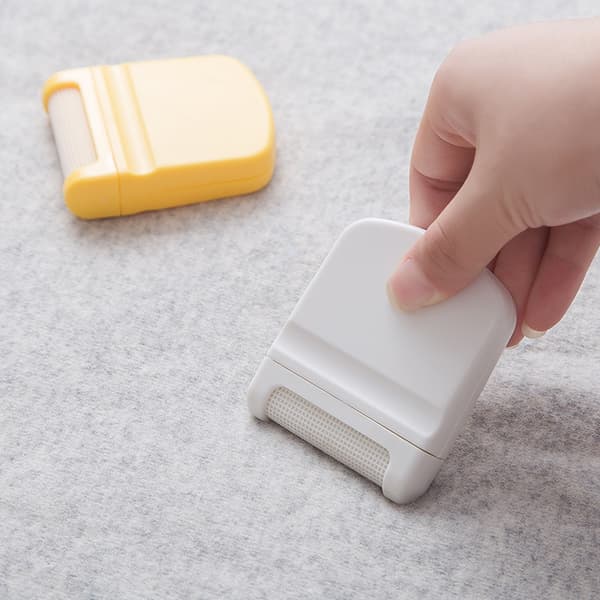 Hvid 2 rejse bærbar manuel epilator, egnet til tøj epilator (dobbelt hoved)