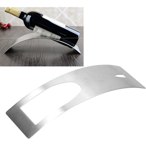 Vinflaskeholder, vinflaskeholder, metallflaskeholder, vinflaskeholder i rustfritt stål for hjemmebaren