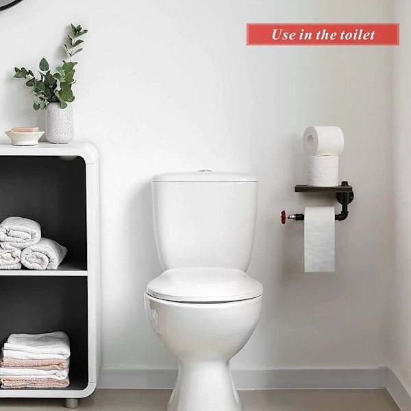 1 st Väggmonterat papper av järn i urban industriell stil