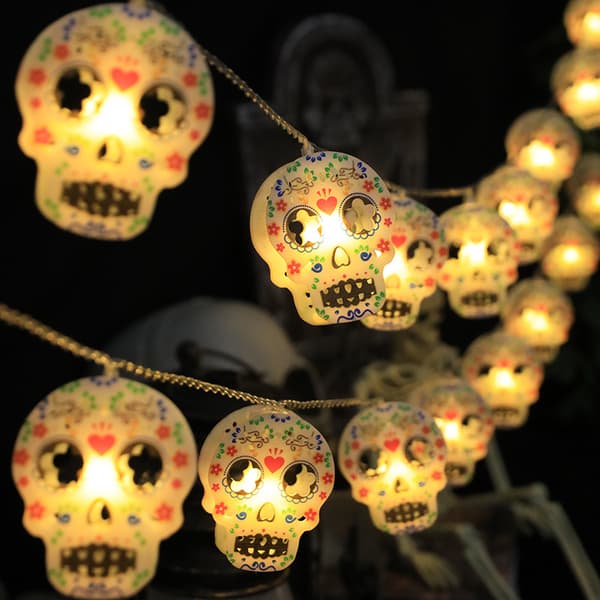 Halloween-valosarja led-tunnelmavalaisin luurankovalosarja