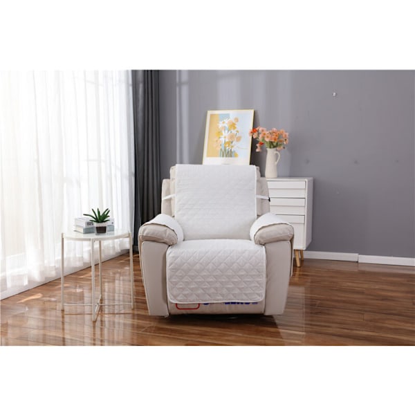 Relax fåtöljöverdrag 1 sits, lutande vattentätt skyddande sofföverdrag för sovrum (beige 55200)