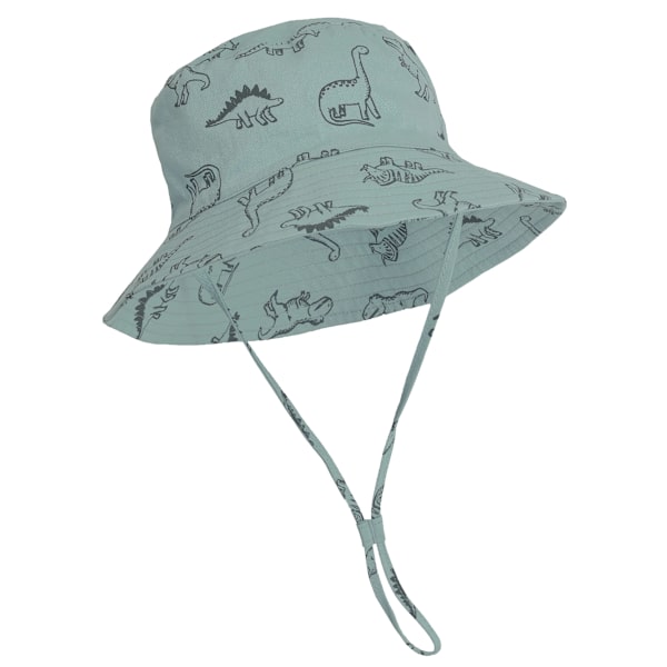 Baby Solhatt UPF 50+ Solskydd Strandhatt Dinosauriehink Justerbar