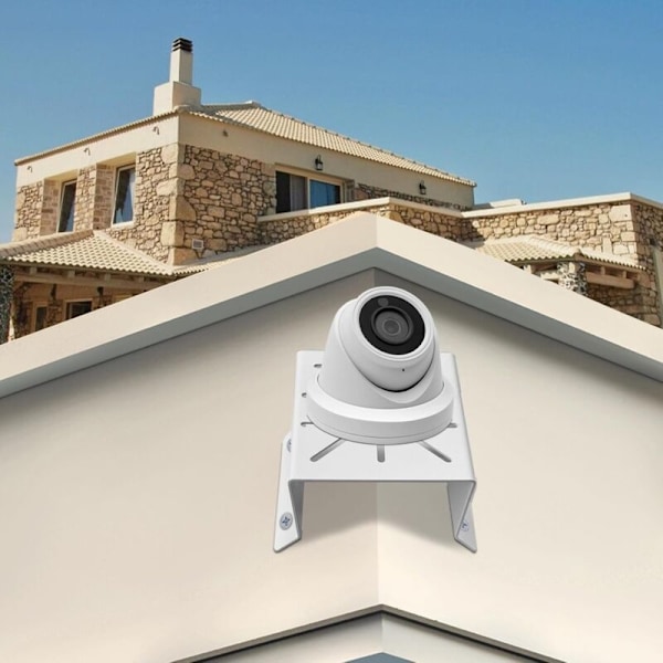 Universellt vinkelstöd för övervakningskamera, robust metallhörnstöd för vinkelväggmontering, lämpligt för CCTV-kameror, vägg-/scen-LED-projektorer,