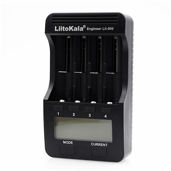 Liitokala LII-500 Intelligent smart batterioplader kit med 4 placeringer til LCD genopladeligt batteri skærm li-ion 3.7 V og Ni-MH 1