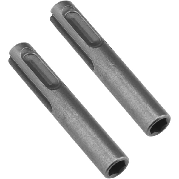 2 stycken SDS till 1/4 tum Skogsadapter till hexagonal stång stångkonverteringsverktyg Magnetisk hylsadapter för SDS 60mm hammarborrverktyg