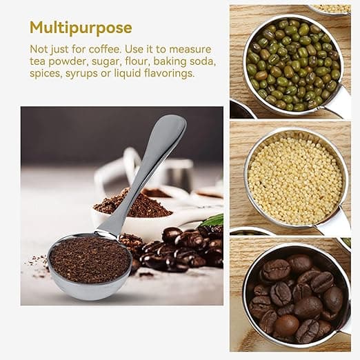 15 ml rustfrit kaffemåleske i rustfrit stål, rustfrit stål måleskeer kaffemål til kaffe, te