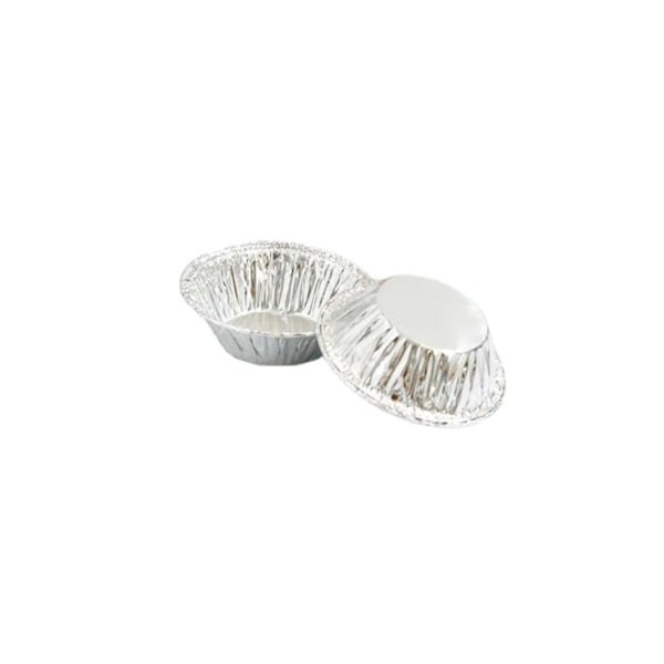 Set med 100 aluminiumformar för tårtor - Form för pajer, flans, individuella kakor