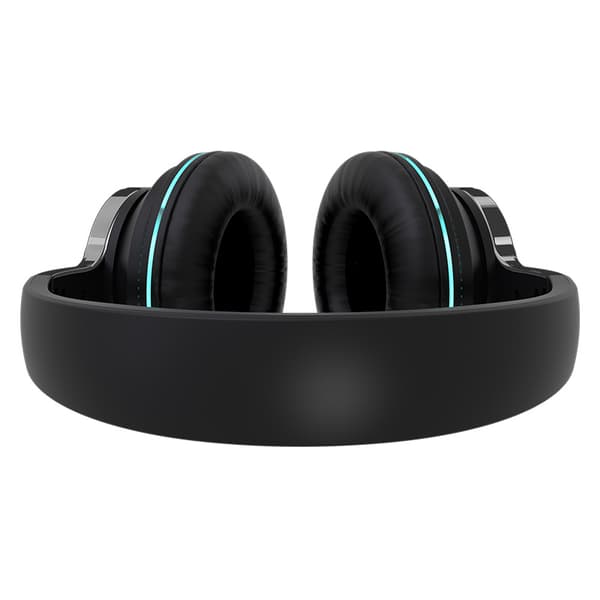 H2 Headset Bluetooth Headset Trådløs Farverig Lysende Subwoofer Foldbar Teleskopisk Kort Headset(sort)