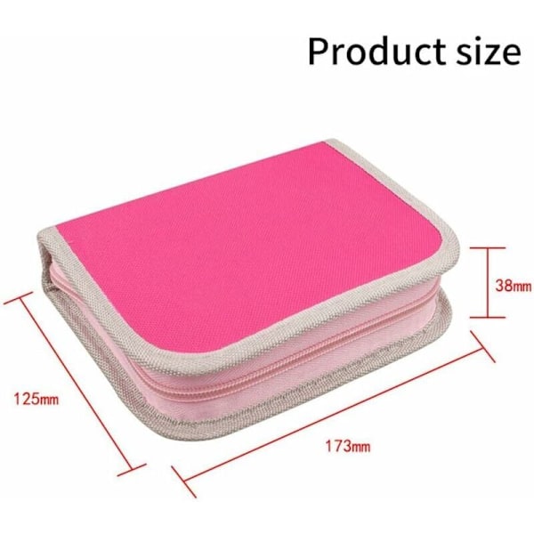 Set med rosa verktyg 23 delar för kvinnor med rosa nylonförvaringsväska för DIY, hemreparation och kontor