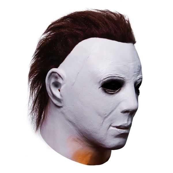 Halloween Michael Myers Maske, Horror Horror Hit Film Spil Ansigt Hovedbeklædning med Hår Fuld Hovedmaske Kostume