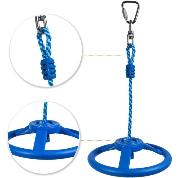 Svinghjul för Slackline (Blå) - Tillbehör för utomhusbruk