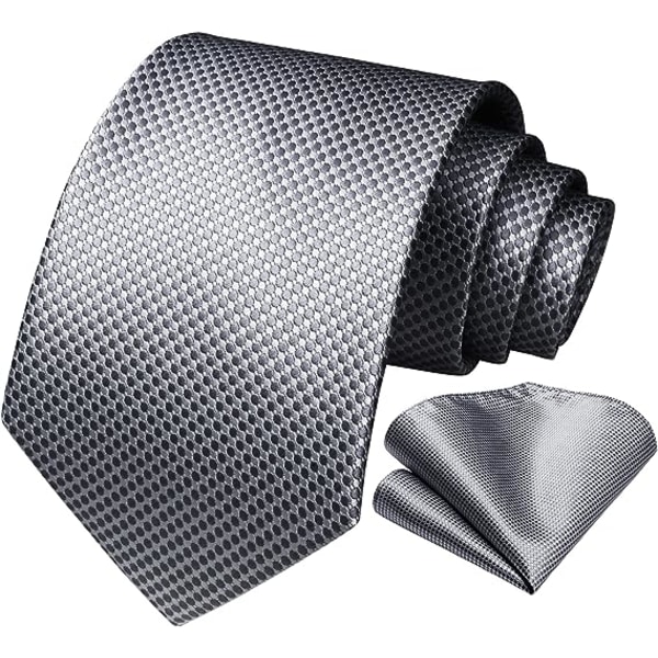 Herr Tie Bröllop Polka Dot Näsduk Elegant Klassisk Formell Herr Slips Och Näsduk Set För Fest Företag