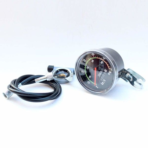 Sykkelmekanisk speedometer, universell sykkel, vanntett mekanisk kilometerteller