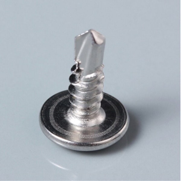 C44741 - Parti om 200 - Storhuvad plåtskruv - Ø4,2x19mm - i zinkbaserat stål - med PH/krysspår - DIY - Renovering