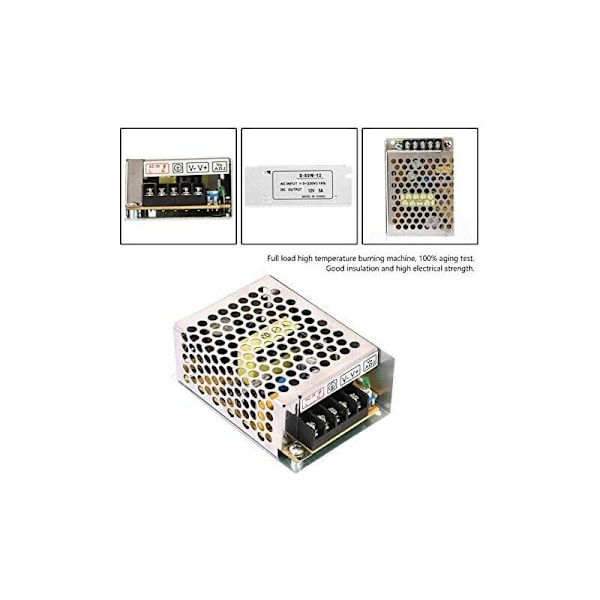 5A 60W Switching Power Supply Transformer Switching Power Supply til CCTV, Radio, Computer Projekt 110V - 220V AC til 12V DC