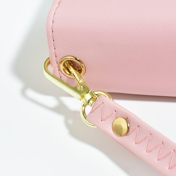 Armband Plånbok PU Läder Väska Dam Clutch Semestergåva Rosa