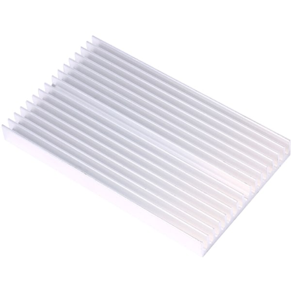 Hjertependulchip i form af et aluminiumsgitter til LED-effekttransistor IC 100 x 60 mm