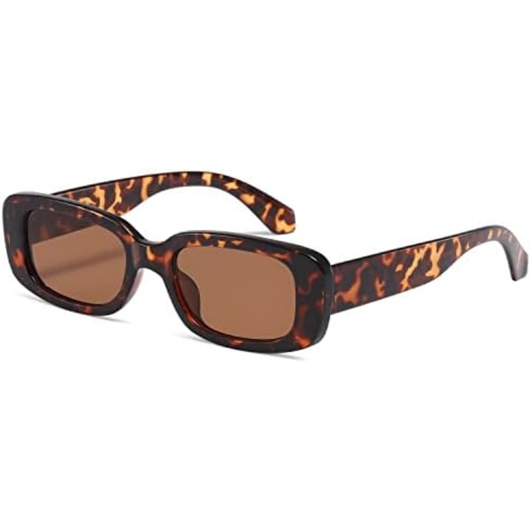 Solbriller med liten innfatning Simple square (leopardprint), solbriller,