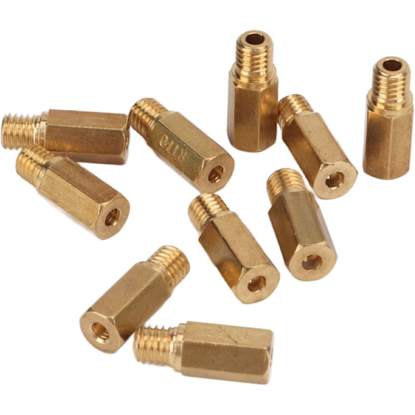 10 stk. metal karburator hoveddyse sæt til Keihin FCR MX, PWK, PWM, PE, PJ 155-178