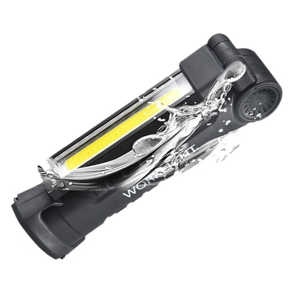 Site tripper 5 stk. arbejdslampe COB Genopladelig LED LED Atelier COB Lommelygte Lampe Lampe Lampe LED Gå med magnetisk base Inspektionslampe til h