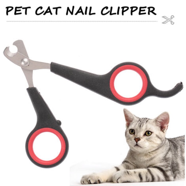 Profesjonell saks i rustfritt stål for Pet Cat Nail Clipper Mo