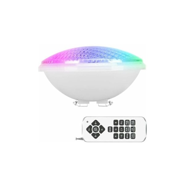 RGBW 40W Uima-allaslamppu Par56, LED-spottivalo uima-altaaseen, vedenpitävä IP68, upotettava uima-altaan LED 12V DC/AC, monivärinen upotettava uima-allaslamppu